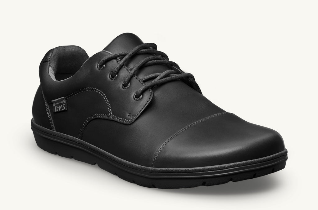 Lems Lederschuhe Nine2Five Herren Schwarz | TJI7867QH