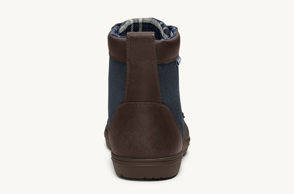 Lems Nylon Stiefel Boulder Damen Navy Braun | MQP7599FQ