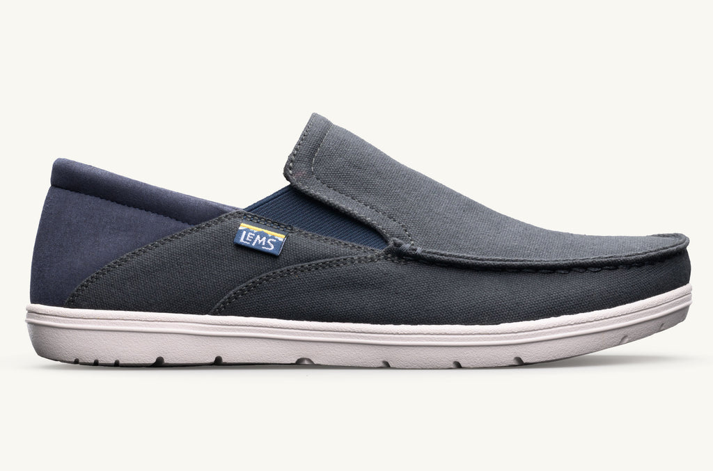 Lems Slip On Schuhe Drifter Damen Grau Navy | ZQF7794BP