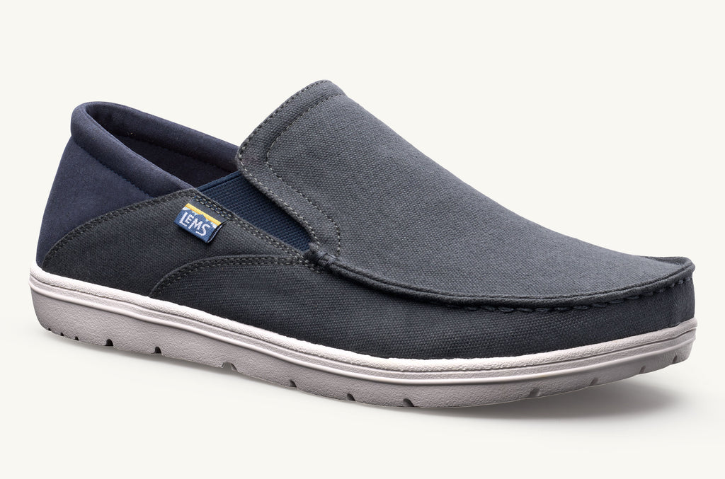 Lems Slip On Schuhe Drifter Damen Grau Navy | ZQF7794BP