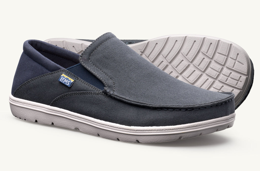 Lems Slip On Schuhe Drifter Herren Grau Navy | YQZ305VW