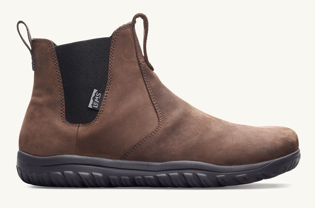 Lems Wasserdichte Stiefel Chelsea Herren Dunkelbraun | USR369FF