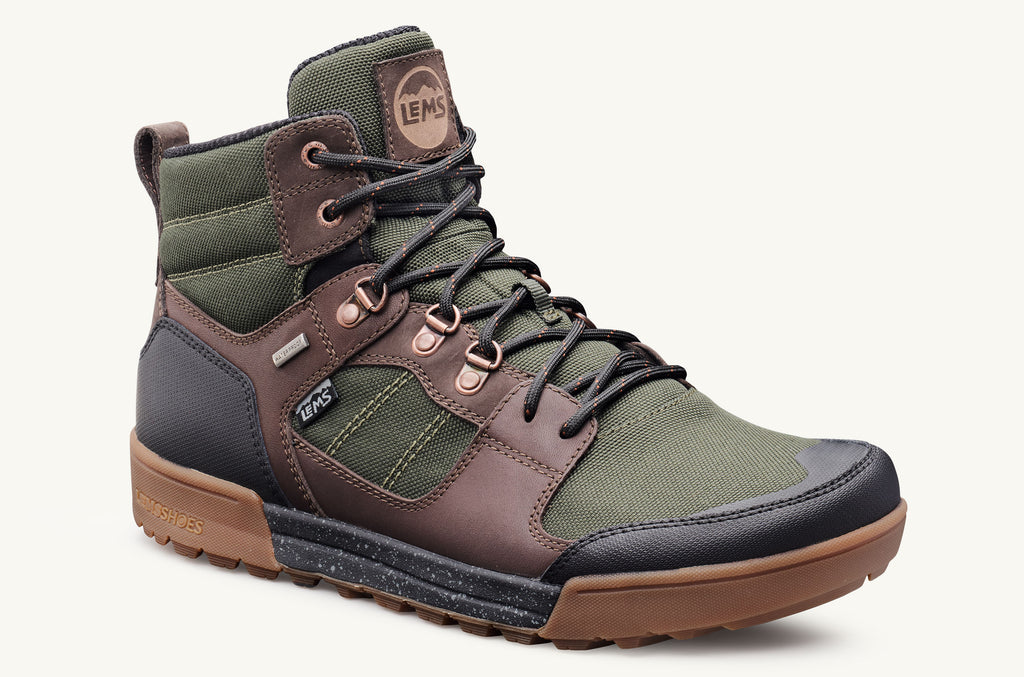 Lems Wasserdichte Stiefel Outlander Herren Olivgrün Braun | CQS3818QY