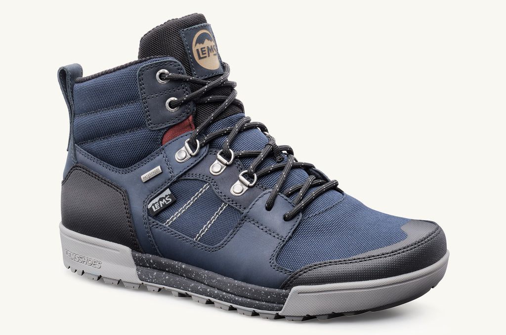 Lems Wasserdichte Stiefel Outlander Herren Blau Grau | MBN341AD