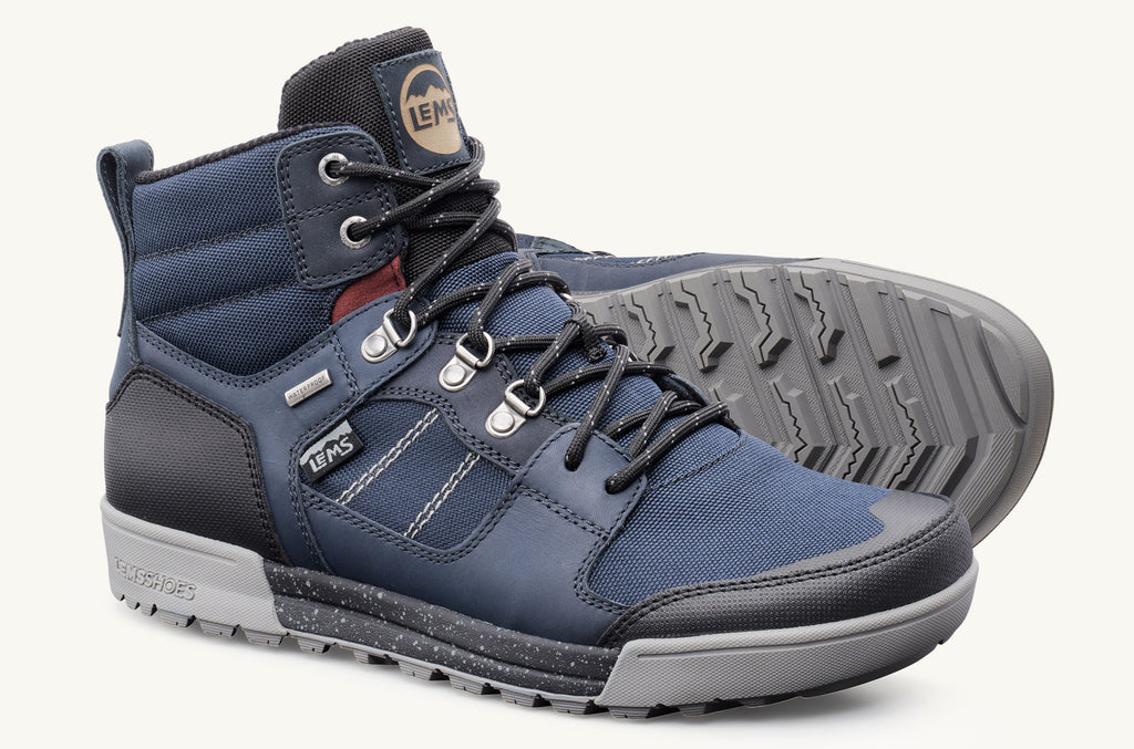 Lems Wasserdichte Stiefel Outlander Herren Blau Grau | MBN341AD